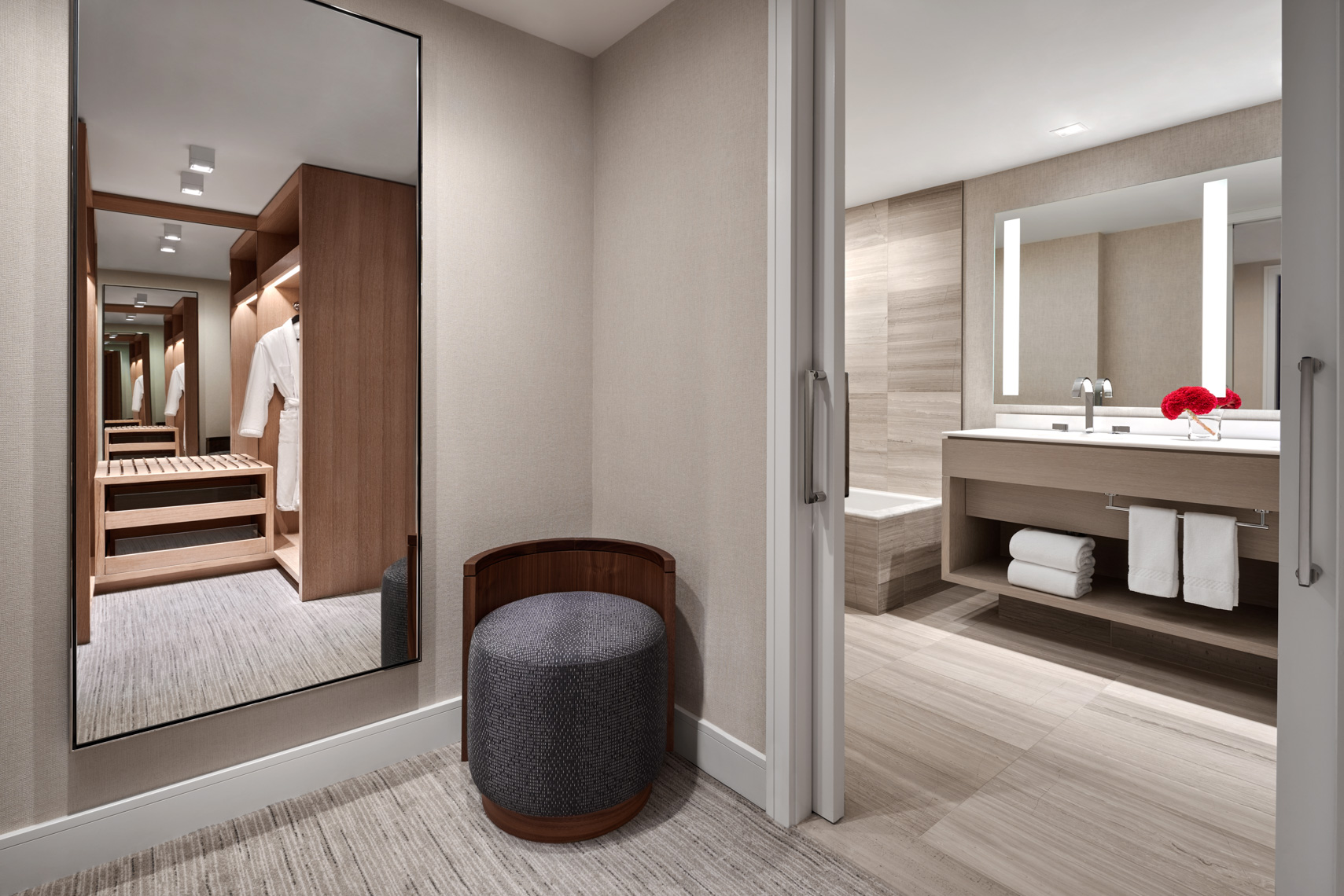 Ritz-Carlton Chicago - Gold Coast Suite Closet Bathroom