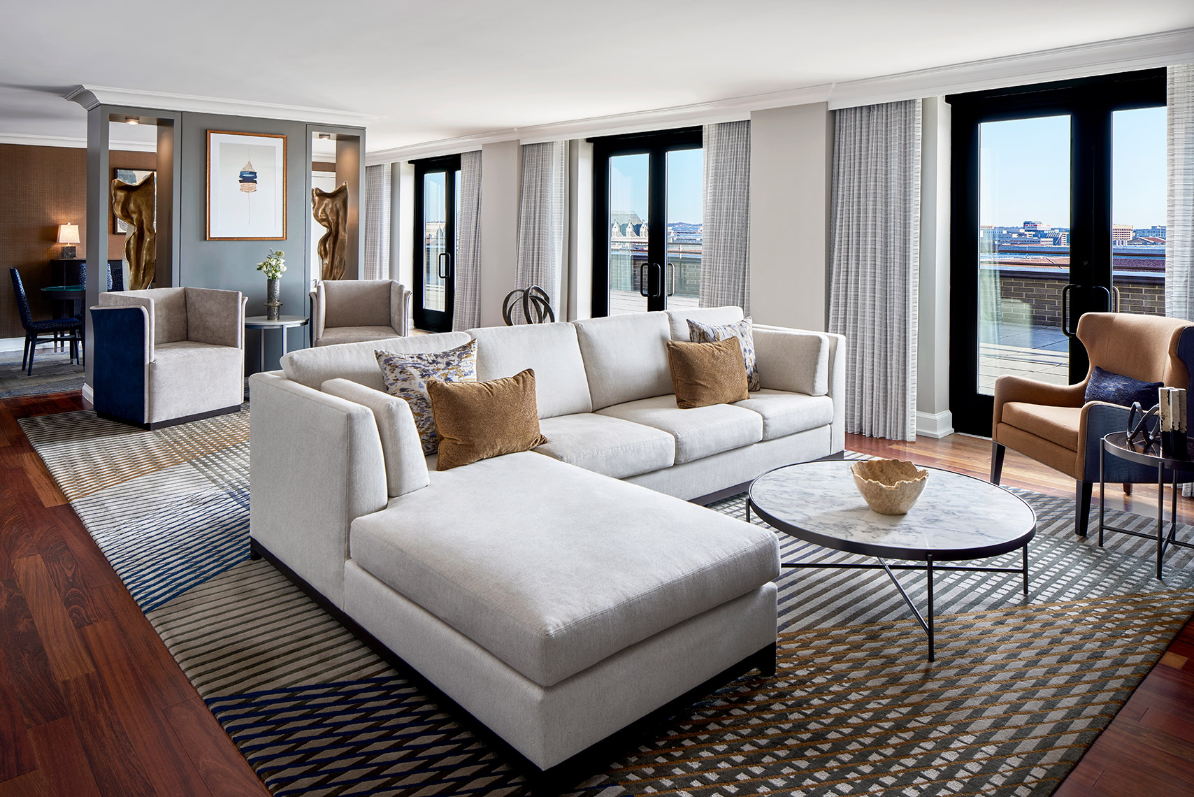 JW Marriott Hotel - Adams / Madison Suite Living Room